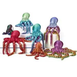 3D문어 나는문어 옥토퍼스 문어장난감 관절장난감 3D입체인형