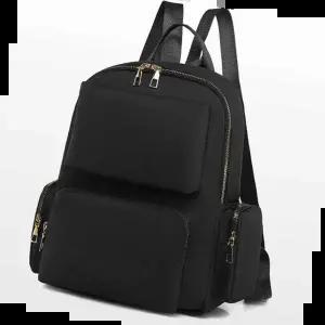 캔버스백팩 여성 가방 백팩 데일리백 사이드지퍼 포켓 분리수납