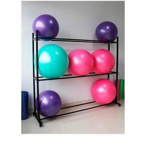 짐볼 거치대 보관 1개보관 연체 선반 골드 요가 보수볼 홀더 헬스장 블랙2칸