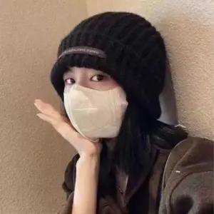 여자 니트 모자 빈털털이 겨울 비니