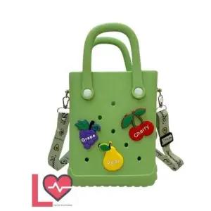 롱타임헬씨 비비드 미니백 젤리 크로스 비치백 핸드백