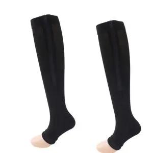 종아리밴드지퍼 통풍 압박 스타킹 레그 쉐이퍼 종아리 슬리브 수면