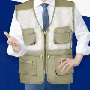여름 메쉬 조끼 다용도 아웃도어 통기성 남성 여름 조끼 레저용 간절기 사계절 현장용 배달용 활동용