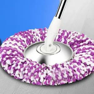 극세사 걸레 셀프 회전 청소 막대 걸레 물걸레 가정용 강화마루 통돌이 청소기 주방 마루 타일 욕실 자동