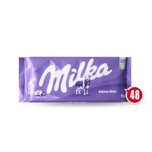 밀카 알프스 밀크 초콜릿 90g x48개
