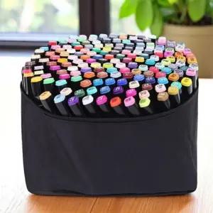 미술용 마카펜세트 1세트 마카세트 마커펜 168색 전문가용 마카펜 일러스트 세트