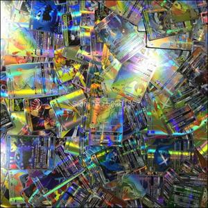 반복 없음 400 상자 포켓몬 카드 GX 태그 팀 메가 시니 V Vmax 게임 배틀 카르테 트레이딩 어린이 장난감