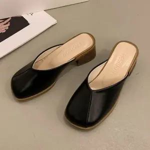 3컬러 여성 미들힐 블로퍼 DS-CC504 여성블로퍼 미들힐로퍼 힐블로퍼 여자블로퍼