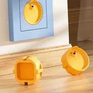 유아용 콘센트 커버 귀여운 베이비 멀티탭 콘센트 안전 커버 실리콘 플러그 가정용 방진 감전 방지 먼지