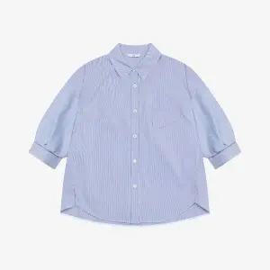 [롯데백화점]씨 오버핏 블루종 블라우스 SLBAH2406