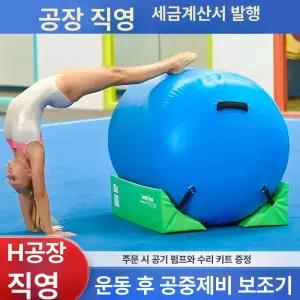 백플립 에어쿠션 덤블링원통 태권도장 빨강 무술 기계체조