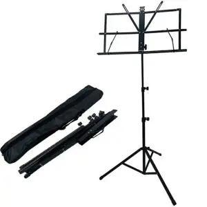 휴대용 보면대 삼각대 야외용 악보대 접이식 보면대 스탠드 스프링 원터치 홀더