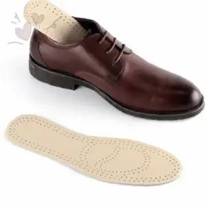 남성 여성 구두용 가죽 깔창 라텍스 쿠션 통풍 땀흡수 발편한 신발 인솔 얇은 타입