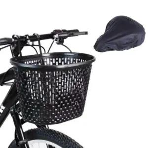 레인커버 자전거 안장 바구니 오는 자전거 액세서리 간편한설치 걸이식