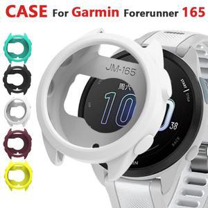 Garmin Forerunner 165 Smartwatch  실리콘 스크린 프로텍터 보호 케이스 커버 악세사리 호환 용 호환 시계