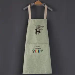 카페 주방 미용실 공방 바리스타 예쁜 앞치마 그린 어린이집앞치마