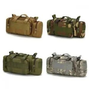 [패션] 밀리터리 스타일 다용도 3포켓 힙색 크로스백