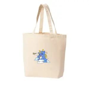 에코백 토트백 청룡 캐릭터 해외여행 비행기 배낭여행은 즐거 그림 다양한 사이즈