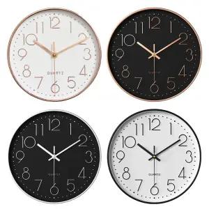 무소음 플랫 벽시계