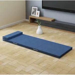 3단 접이식 매트리스 수면매트 단단한 1인용 원룸 허리 침대 탄탄한 토퍼 거실 슈퍼싱글 자취