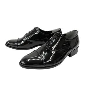 반짝이는광택 발편한 구두(블랙) 우레탄창 정장화 옥스포드화 클래식