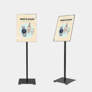 커페입구 안내판 높이조절 A3 아크릴 스탠드 입간판 행사장 전시장 전단지 병원