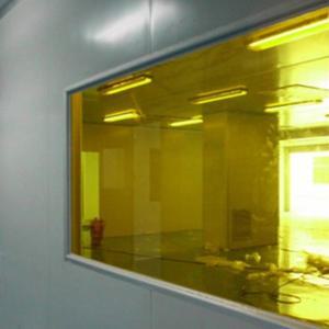 실험실 클린룸 UV 시트 필름 두꺼운 차단 60X100CM 노란색 썬팅지 자외선