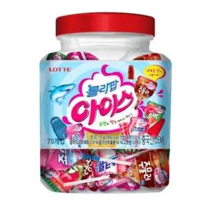 롯데 롤리팝 아이스사탕 60개입x3통/초등/유치원/어린이집/학교/선물/행사/캔디/사탕/후식/이벤트/어린이