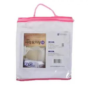 [생활] 사각 모기장 대형 침대 캐노피 천장