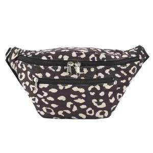 스콰즈 힙색 크로스백 바디백 호피 슬링백 가벼운 골덴가방 SSA096