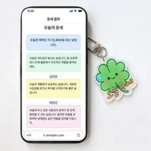 NFC 키링 태그 시세 행운 부적