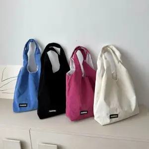 여성 데일리 가을 겨울 코듀로이 숄더백 골덴 쇼퍼백