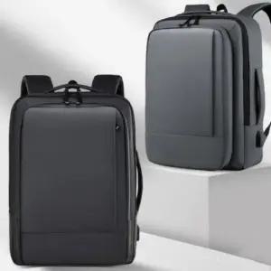 USB포트 내장 세련된 유선형 다기능 도시형 백팩