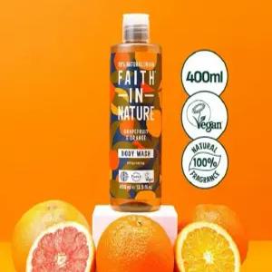 노엘커머스 페이스인네이처 바디워시 그레이프 & 오렌지 비건인증 400ml