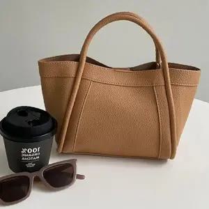 심플 바스켓 쇼퍼백 캐주얼 핸드백 토트백 여성 데일리 가방