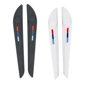 자동차 문짝 측면 보호대 범퍼 백미러 충돌 방지 스트립 스크래치 스티커 세트당 2 개