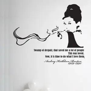 그래픽스티커 오드리 햅번 GD-WG-009 ISo1+9Aor