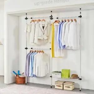 [생활] 조립식 옷장 수납식 선반 901 옷걸 W