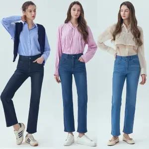 26SS 여성 봄 라이크라 소재 스트레이트 데님 3종