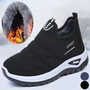 조깅화 단화 슬립온 털 안감 겨울 신발 기모 남자