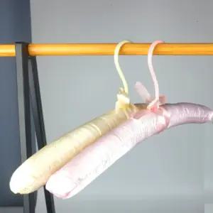 어깨뿔방지 논슬립 새틴 옷걸이 니트 드레스 옷걸이 K45