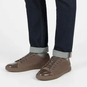 [랑방] 스웨이드 페인티드 레더 스니커즈 153289178