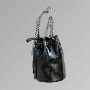 미니 버킷백 숄더 크로스백 복조리 조임끈 체인스트랩