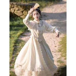 중세 드레스 개화기 촬영 긴팔 무대 공연 의복 경성 의상