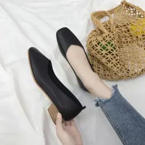 여성 3컬러 3cm굽 펌프스 쓰미 단정한 로우 구두 데일리 베이직