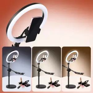 멀티 앵글 스탠드 링라이트 26cm 조명 항공샷 스마트폰 거치대