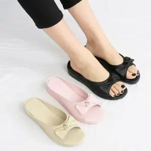 간호사슬리퍼 리본슬리퍼 발편한 낮은 웨지굽슬리퍼 여성슬리퍼