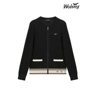 [하프클럽/울시]울시 여성 컴포트 가디건 블랙_WOW52GAHBK