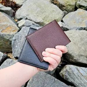 2컬러 빈티지 반지갑 슬림 심플 단포켓 남성지갑