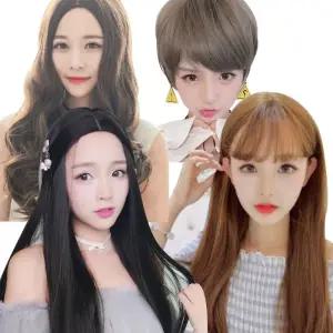 S모아 긴머리 연출 여신 헤어스타일 통 가발